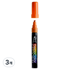 MARVY UCHIDA DecoColor 壓克力麥克筆 315 87 南瓜色, 3個, 1色