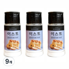 성진 이스트 용기형, 70g, 9개