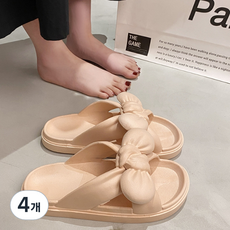 데이소이 러블리 리본 거실화, 인디핑크, 4개