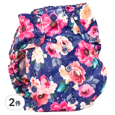 Smart Bottoms 防水尿布兜, 4.5-16公斤, Petit Bouquet, 2件