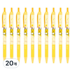 Kakao Friends 按壓式原子筆 0.38mm, Muzi, 20個