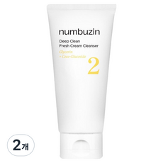 Numbuzin 2號 深層潔淨鮮奶油潔面泡, 2個, 120ml
