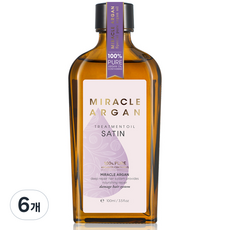 메리트 미라클 아르간 에센스 새틴 헤어오일, 100ml, 6개