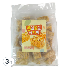 傳統大容量裝韓式鬆軟沙琪瑪, 500g, 3袋