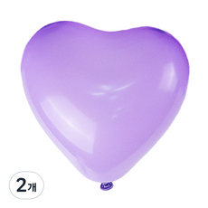 JOYTEX Party Show 心形氣球 標準款 15cm 100入, 薰衣草紫, 2個