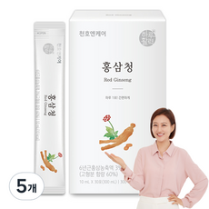 Chunho Ncare 紅蔘精, 300ml, 5個