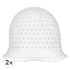 Mostick 矽膠挑染染髮帽, 白色, 2個