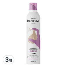 만토바 갈릭향 엑스트라 버진 올리브오일 스프레이, 200ml, 3개