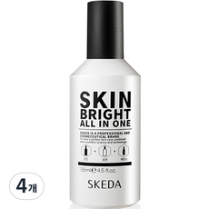 스케다 스킨 브라이트 올인원, 135ml, 4개