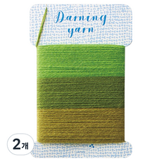 Clover 可樂牌 Clover 補綴線, 2個, 綠色 57-215