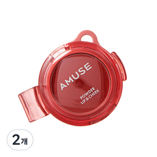 AMUSE 파우더 립 앤 치크 4g, 03 모카, 2개