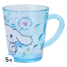 LiLFANT 三麗鷗透明圓點漱口杯 CM8575, 大耳狗, 5個