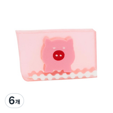 프라이멀엘리먼츠 바디솝 핑크피그, 165g, 6개