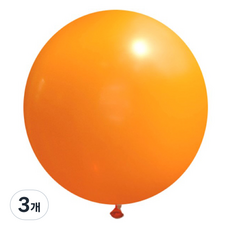 J-BALLOON Sempertex 90cm 大型氣球, 3個, 061 橘色