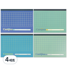 Bfancy Junior Campus小學橫式筆記本聽寫 15格 20行 4種, 一套, 4組