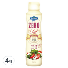 폰타나 무지방 발사믹 저당 저칼로리 드레싱, 230g, 4개