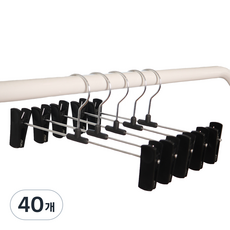 씨인크 T자 바지걸이, 블랙, 40개