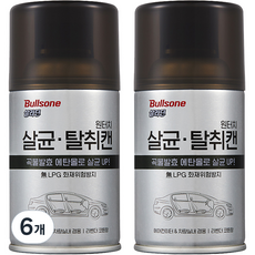 불스원 살라딘 원터치 살균 탈취캔, 1개입, 6개, 325ml