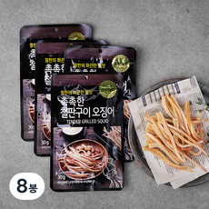 촉촉한 철판구이 오징어, 30g, 8봉