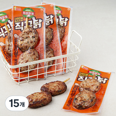 롯데햄 의성마늘 직꾸닭 리얼간장, 15개, 100g