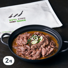 셰프초이스 버섯 전골 소불고기, 1kg, 2개