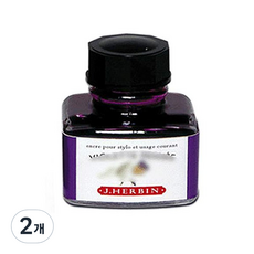 제이허빈 만년필 칼라잉크 30ml, 그리뉘아즈/스틸그레이 08, 2개