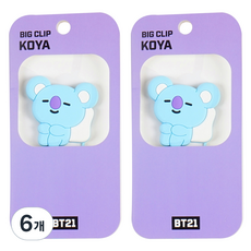 BT21 빅클립 2탄 코야, 6개, 1개입