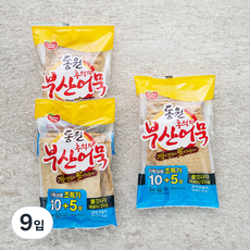 동원 추억부산 쫄깃사각 어묵, 495g, 9입