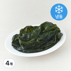나물투데이 국내산 한번 씻어나온 쌈 다시마 (냉동), 4개, 500g
