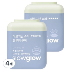 slowglow 精胺酸超級綻放軟糖 120g, 4個, 30錠