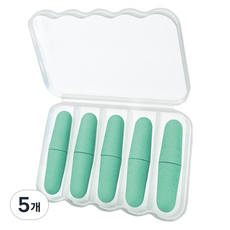 TIS 柔軟耳塞 薄荷, 5個, 10入