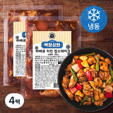 바베큐 치킨 찹스테이크 (냉동), 300g, 4팩