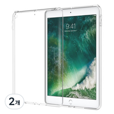 투명 TPU 젤리 태블릿 케이스, 2개