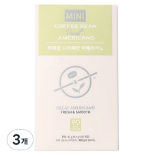커피빈 디카페인 아메리카노 원두커피믹스, 900mg, 90개입, 3개