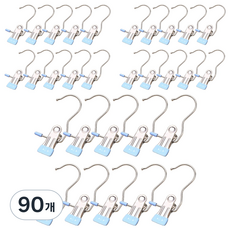 마샤투 논슬립 외집게 바지 치마걸이, 블루, 90개