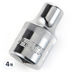 사타 12.5mm 별 소켓 E14 13703, 4개