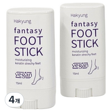 하경코스메틱 우레아 판타지풋스틱, 15ml, 4개, 1개입