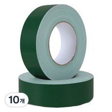 마다꾸미 컬러 폭 넓은 면 청테이프 8cm x 20m, 12 녹색, 10개