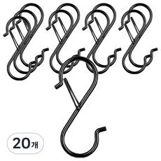 Market Pio 家用不鏽鋼S形多用途掛鉤, 類型1, 20個