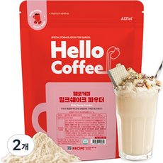 헬로커피 밀크쉐이크 파우더, 850g, 1개입, 2개