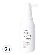 닥터블랭크 강아지 구강 청결 스프레이 사과향, 120ml, 6개
