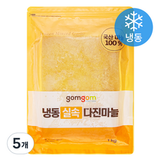 곰곰 냉동 실속 다진마늘, 1kg, 5개