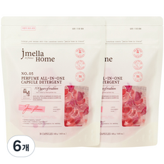 jmella 香水多效合一洗衣膠囊 覆盆子香, 30顆, 6袋