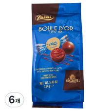 자이니 불 드오르 밀크 초콜릿, 154g, 6개