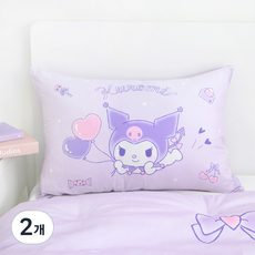 산리오 쿠로미 프리티 순면 베개 국내생산, 혼합색상, 2개