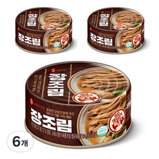 LOTTE 樂天 豬肉罐頭, 80g, 6個