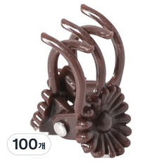 앙플랜트 플라워컬 식물 고정 집게 핀, 100개 100개