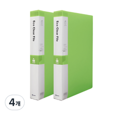 영오 클리어파일 60p, 연두, 4개