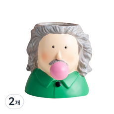 李氏商店 創意居家裝飾筆筒, 2個, 愛因斯坦