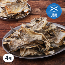 마른명태껍질 (냉동), 500g, 4개